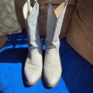 Grey cowtown cowboy boots sz 11d